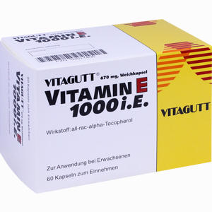 Vitagutt Vitamin E 1000 Kapseln 60 Stück - ab 20,95 €