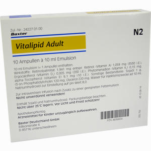 Vitalipid Adult Ampullen Baxter Deutschland GmbH Medication Delivery 10 x 10 ml - ab 117,96 €