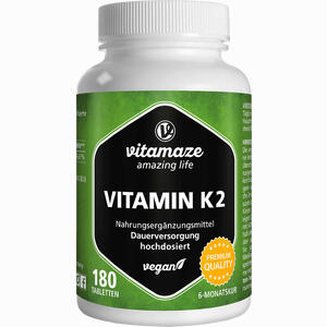 Vitamaze Vitamin K2 Tabletten 180 Stück - ab 17,88 €