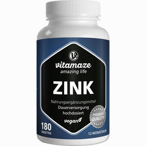 Vitamaze Zink Tabletten 180 Stück - ab 12,94 €