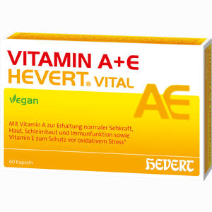 Vitamin A+ E Hevert Vital 60 Stück - ab 11,23 €