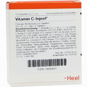 Vitamin A- Injeel Ampullen  10 Stück - ab 17,32 €