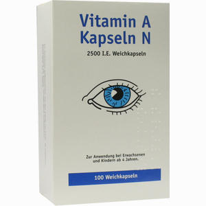 Vitamin A Kapseln 100 Stück - ab 5,98 €