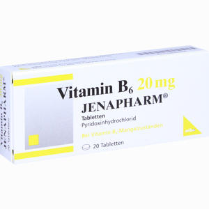 Vitamin B 6 20mg Jenapharm Tabletten 20 Stück - ab 0,00 &euro;