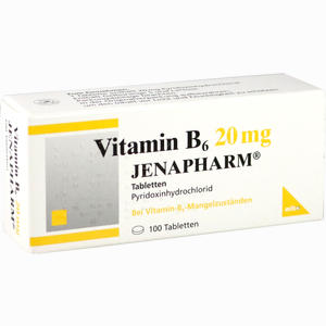 Vitamin B 6 20mg Jenapharm Tabletten 100 Stück - ab 3,21 €