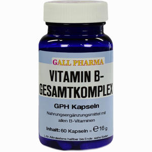 Vitamin B- Gesamtkomplex Kapseln  60 Stück - ab 16,73 €