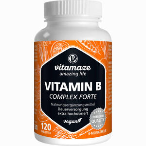 Vitamin B- Komplex Extra Hochdosiert Vispura Tabletten 120 Stück - ab 14,27 €