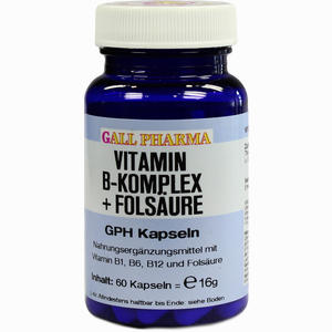 Vitamin B- Komplex+folsäure Gph Kapseln  60 Stück - ab 6,90 €