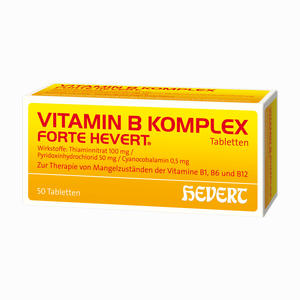 Vitamin B- Komplex Forte Hevert Tabletten 50 Stück - ab 0,00 €