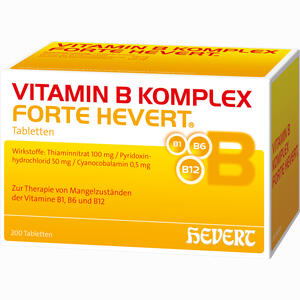 Abbildung von Vitamin B- Komplex Forte Hevert Tabletten 200 Stück