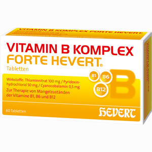 Vitamin B Komplex Forte Hevert Tabletten  60 Stück - ab 13,36 €