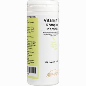 Vitamin B Komplex Kapseln  100 Stück - ab 6,82 €