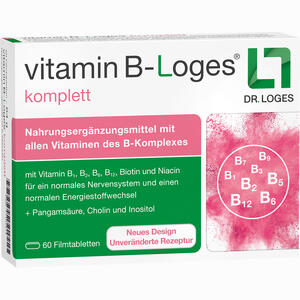 Vitamin B- Loges Komplett Filmtabletten 60 Stück Vitamin B- Loges Komplett Filmtabletten 60 Stück