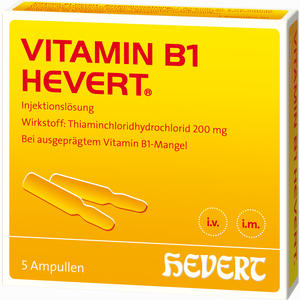 Vitamin B1 Hevert Ampullen 5 Stück - ab 0,00 &euro;