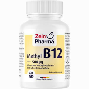Vitamin B12 500ug - Methylcobalamin Lutschtabletten 60 Stück - ab 6,94 €