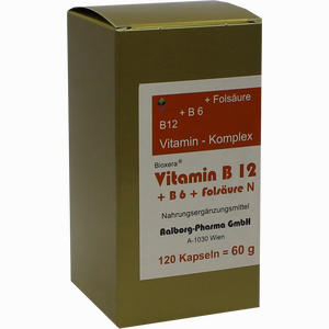 Vitamin B12 + B6 + Folsäure Komplex N Kapseln 120 Stück - ab 21,44 €