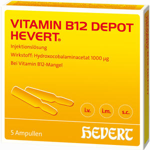 Vitamin B12 Depot Hevert Ampullen 5 Stück