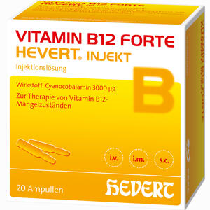 Vitamin B12 Forte Hevert Injekt Ampullen 20 x 2 ml - ab 22,95 €