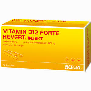 Vitamin B12 Forte Hevert Injekt Ampullen 50 x 2 ml
