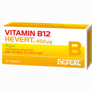 Vitamin B12 Hevert 450 Ug Tabletten 50 Stück - ab 11,39 &euro;