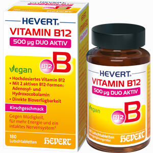 Vitamin B12 Hevert 500 Ug Duo Aktiv 180 Stück - ab 15,73 €