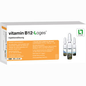 Vitamin B12- Loges Injektionslösung Ampullen 50 x 2 ml Vitamin B12- Loges Injektionslösung Ampullen 50 x 2 ml