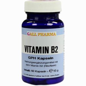 Vitamin B2 Gph 1.6mg Kapseln 60 Stück - ab 9,50 €