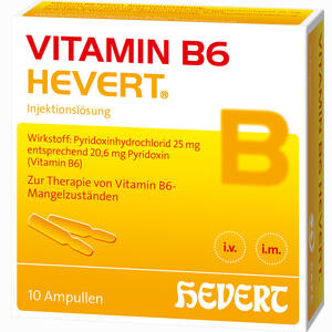 Vitamin B6 Hevert Ampullen 10 x 2 ml - ab 7,38 €