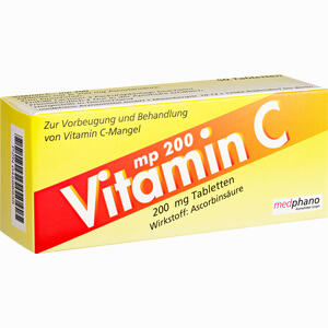 Vitamin C 200mg Tabletten 50 Stück - ab 0,00 &euro;
