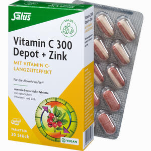 Vitamin C 300 Depot + Zink Salus 30 Stück - ab 6,44 €