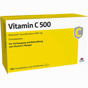 Vitamin C 500 Filmtabletten  100 Stück - ab 16,69 €
