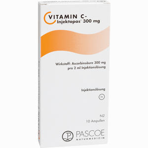 Vitamin C Injektopas 300mg Injektionslösung 10 x 2 ml - ab 0,00 €