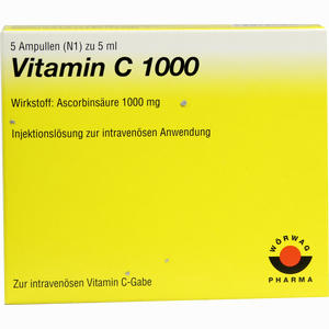 Vitamin C1000 Ampullen 5 x 5 ml - ab 0,00 €