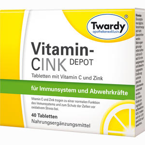 Vitamin- Cink Depot Tabletten 40 Stück - ab 5,67 €