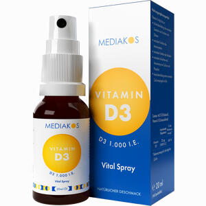 Vitamin D3 1. 000 I. E. Mediakos Vital Spray 20 ml - ab 8,19 &euro;