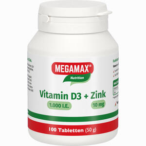 Vitamin D3 1000 Ie + Zink 10 Mg 100 Stück - ab 13,91 &euro;