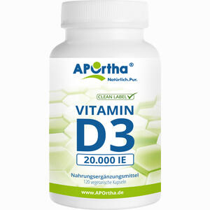 Vitamin D3 Depot 20000ie Kapseln 120 Stück - ab 11,73 €