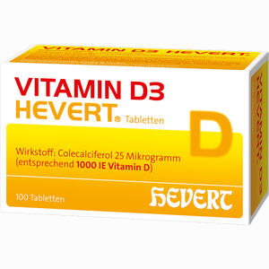 Vitamin D3 Hevert Tabletten 100 Stück - ab 0,00 €