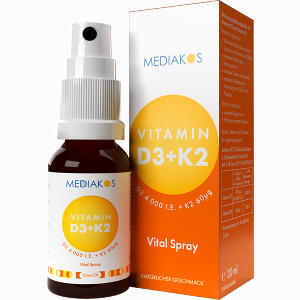 Vitamin D3 + K2 4000 Ie 60 Ug Mediakos Vital Spray 20 ml - ab 14,35 &euro;