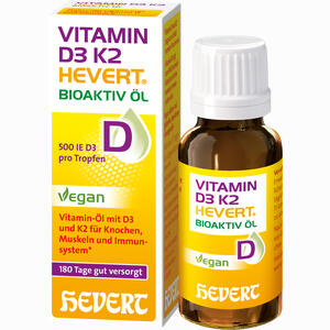 Vitamin D3 K2 Hevert Bioaktiv Öl 20 ml - ab 11,57 €