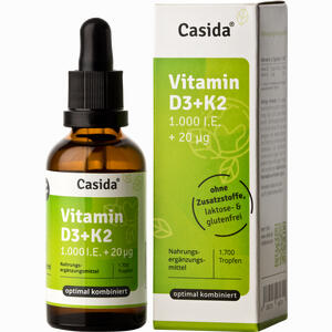 Vitamin D3 K2 Tropfen  50 ml - ab 18,59 €