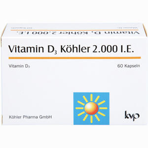 Vitamin D3 Köhler 2000 Ie Kapseln 60 Stück - ab 6,31 €