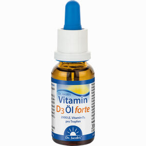 Vitamin D3 Öl Forte Dr. Jacobs Tropfen 20 ml - ab 7,38 €
