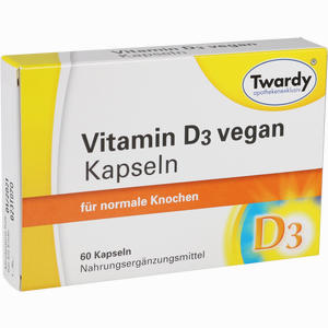 Vitamin D3 Vegan Kapseln Hartkapseln 60 Stück - ab 0,00 &euro;