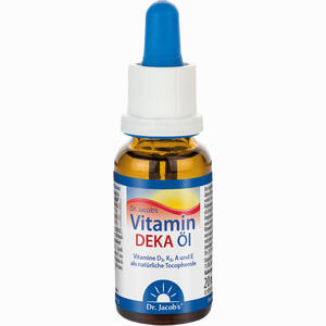 Vitamin Deka Öl Dr. Jacobs Tropfen 20 ml - ab 17,43 €