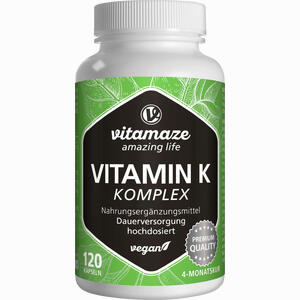 Vitamin K Komplex K1 + K2 Vispura Kapseln 120 Stück - ab 19,80 €