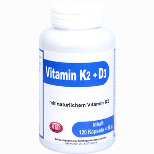 Vitamin K2 + D3 Berco Kapseln 120 Stück - ab 19,93 €