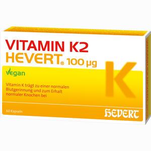 Vitamin K2 Hevert 100 Ug Kapseln 60 Stück