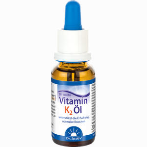 Vitamin K2 Öl Dr. Jacobs Tropfen 20 ml - ab 9,48 €
