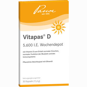 Vitapas D Kapseln 30 Stück - ab 9,60 €